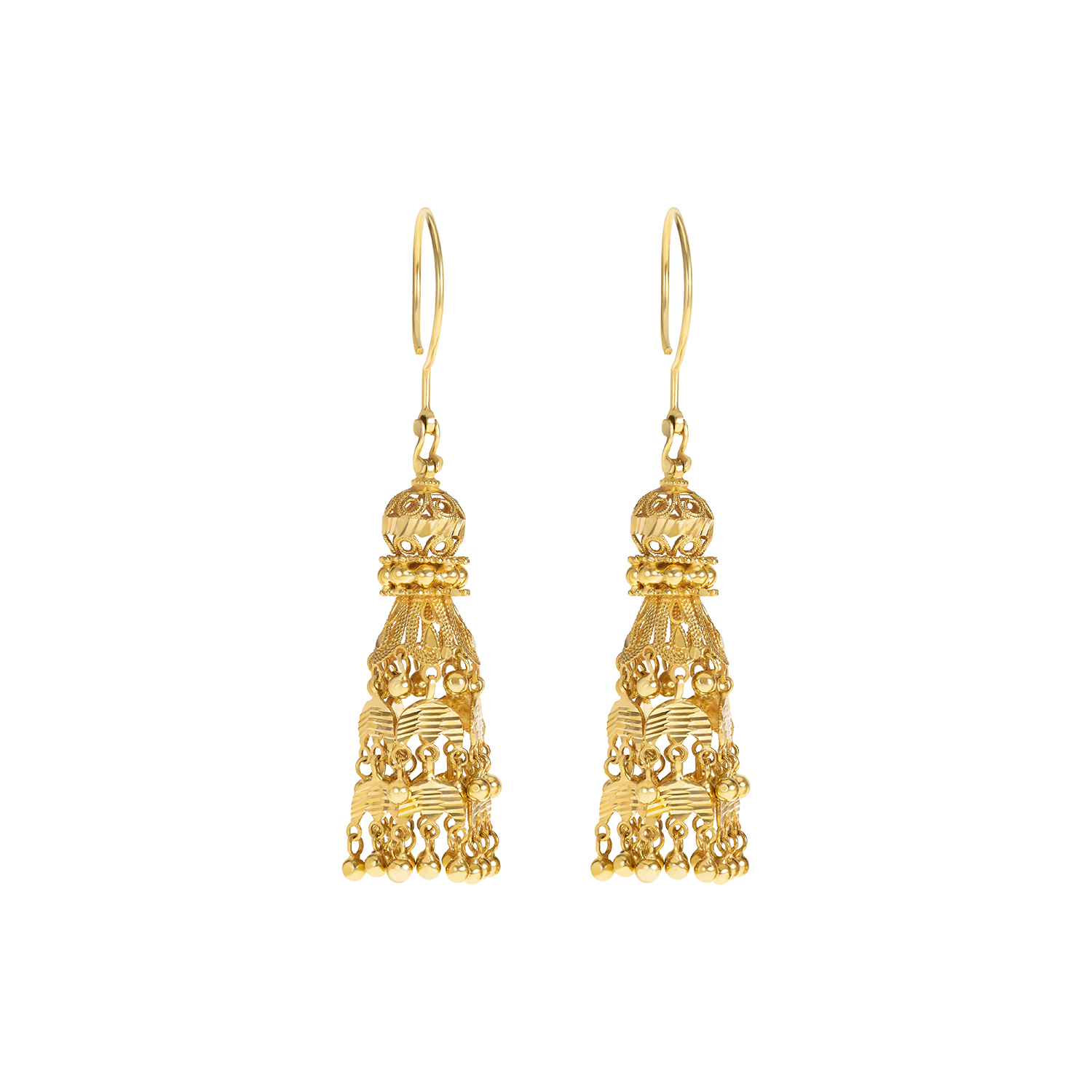 21K Traditional Gold Earring