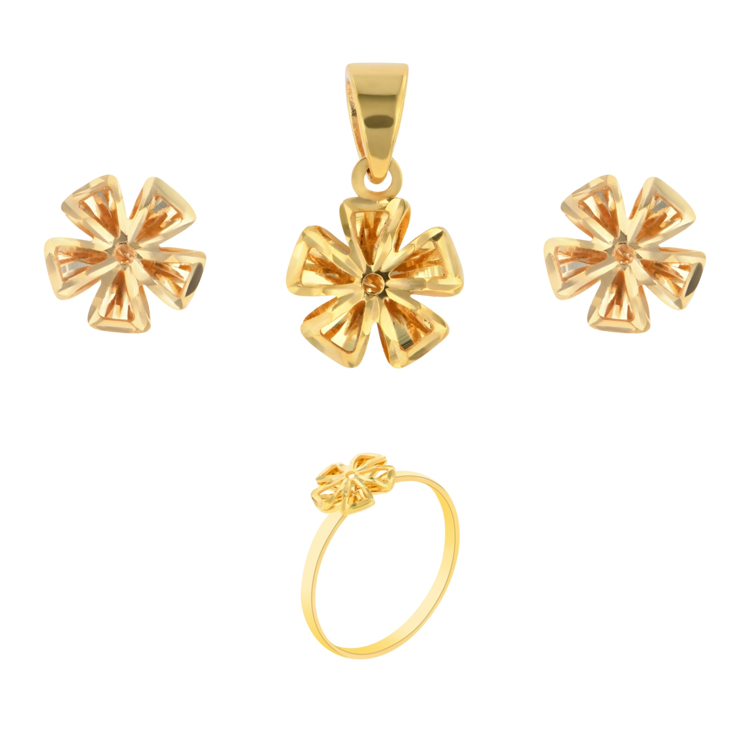21K Kids' Gold Pendant Set