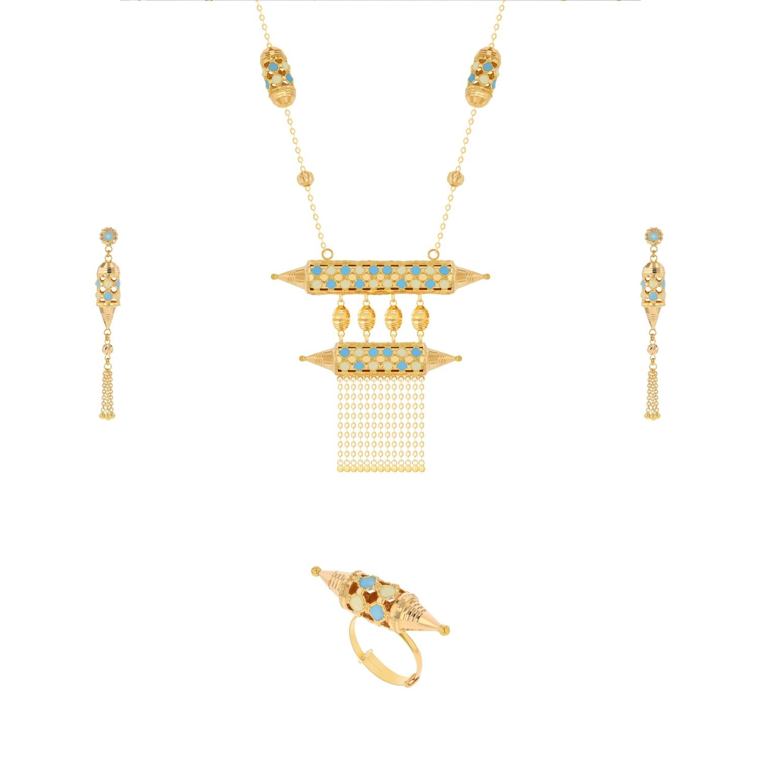 21K Traditional Gold Set