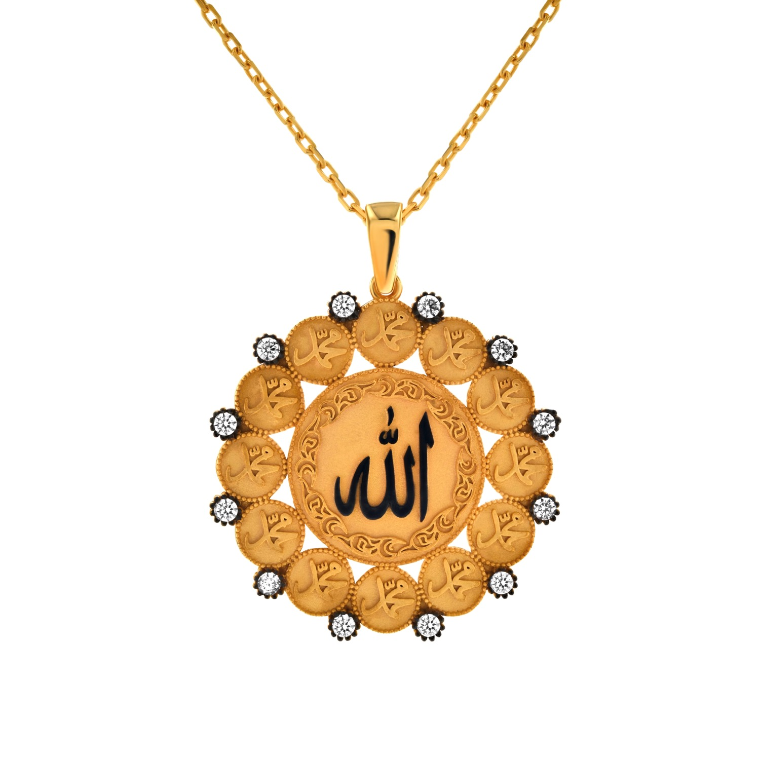 21K Traditional Gold Pendant