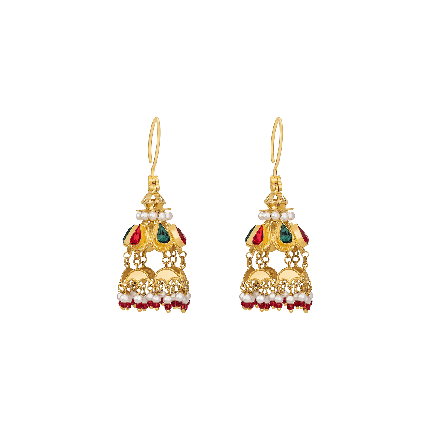 21K Traditional Gold Earring