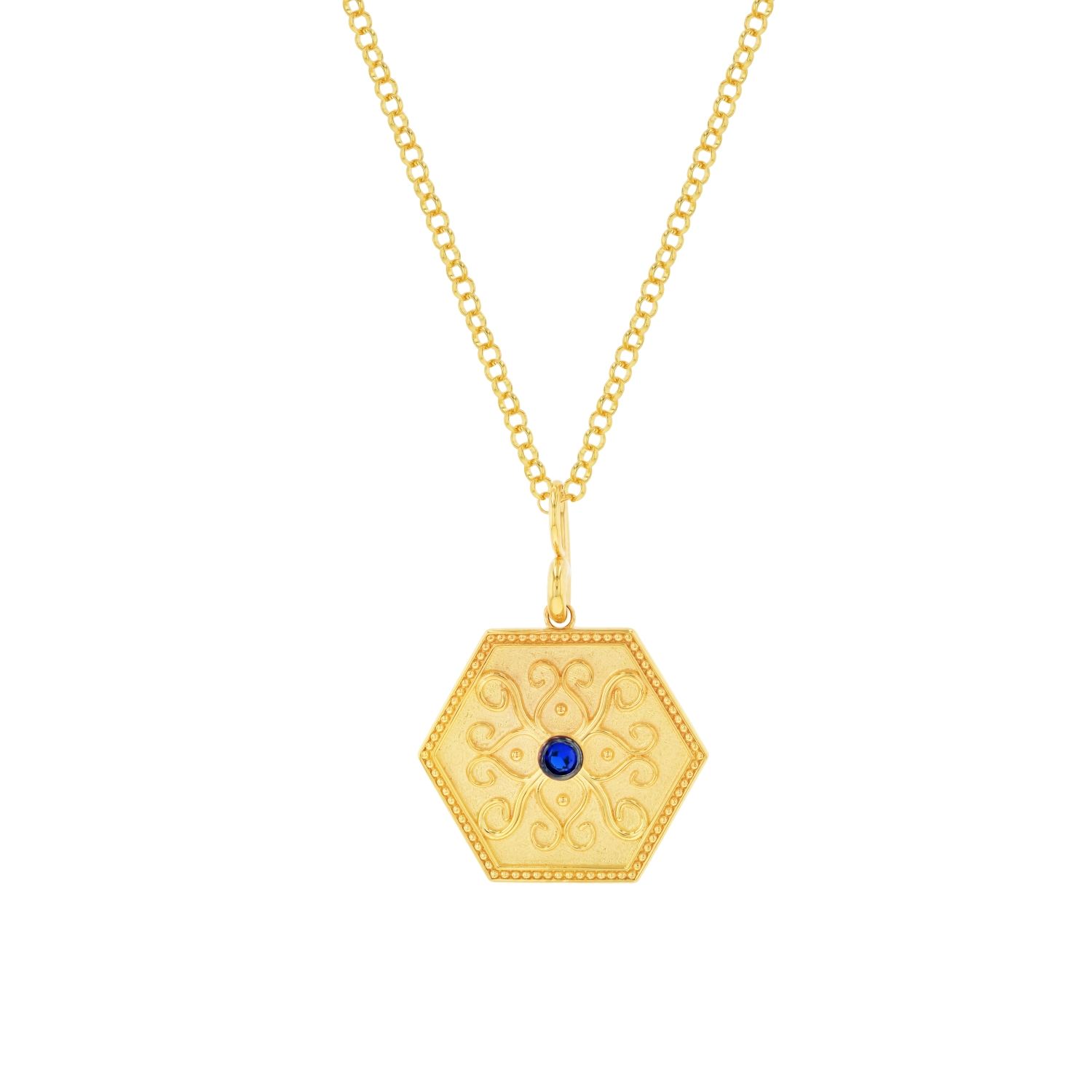 21K Traditional Gold Pendant