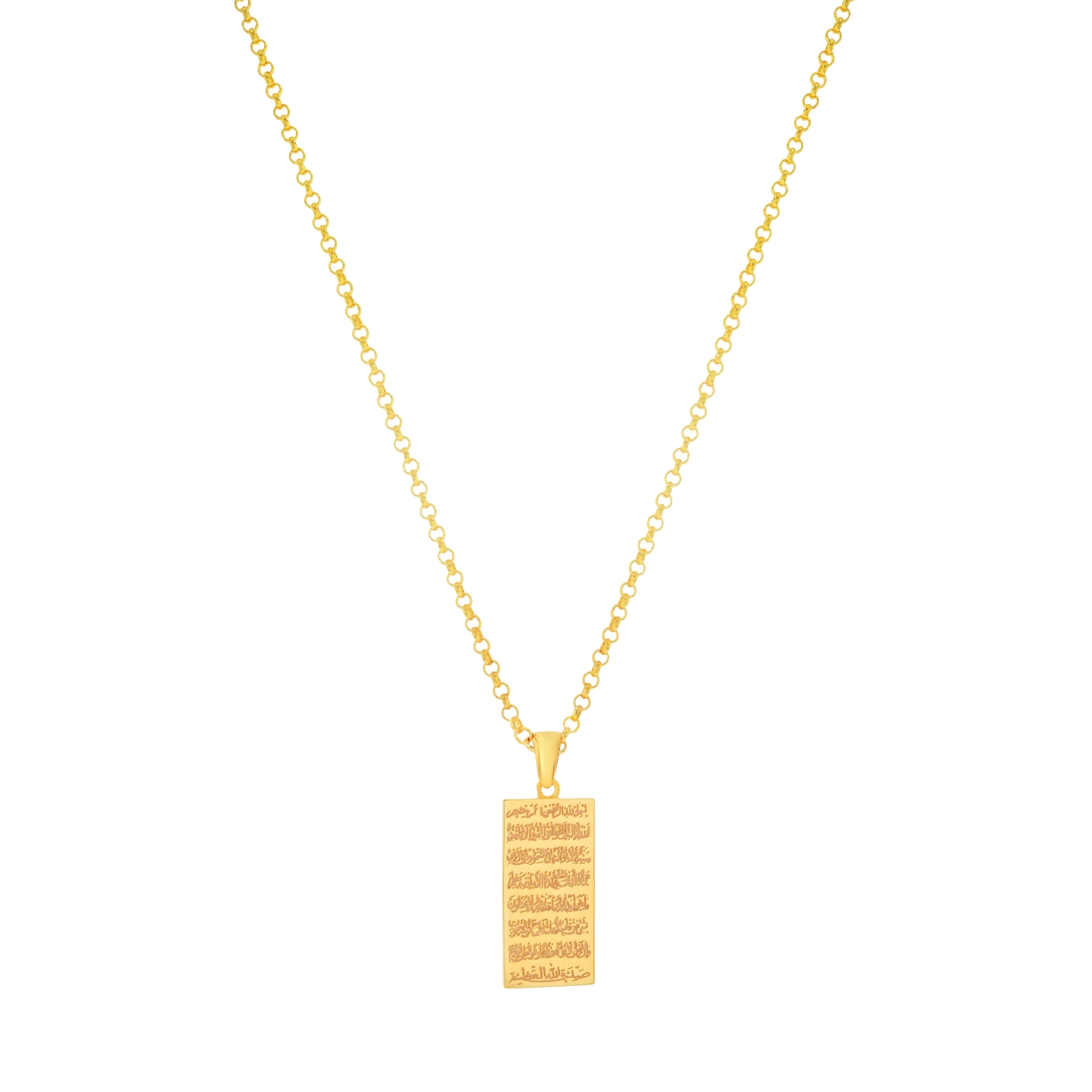 21K Duplexing  Traditional Gold Necklace