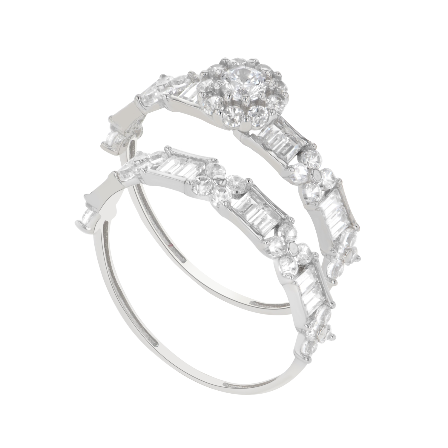 18K Twins Gold Ring