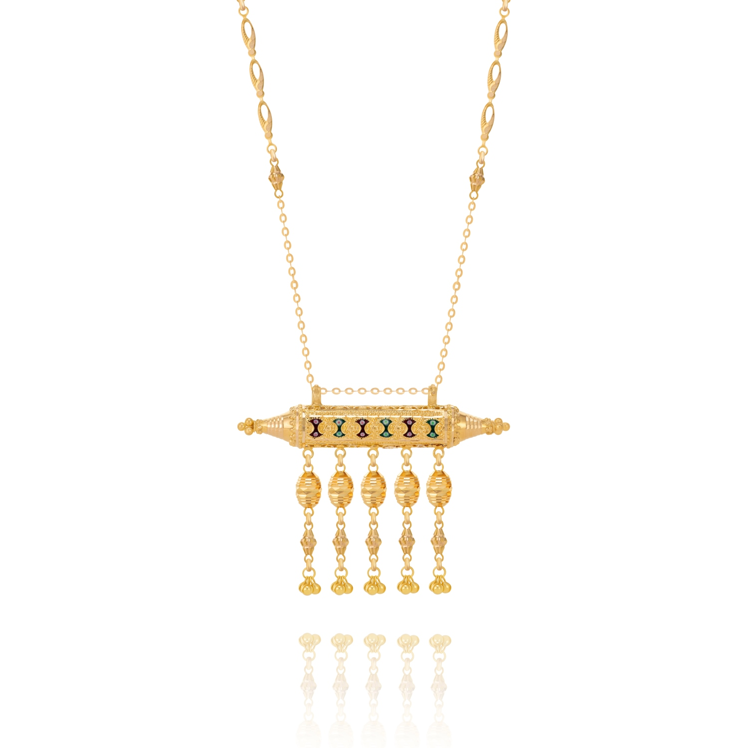 21K Traditional Gold Necklace