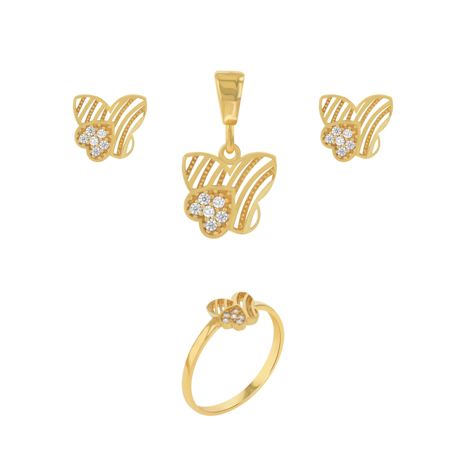 21K Kids' Gold Pendant Set