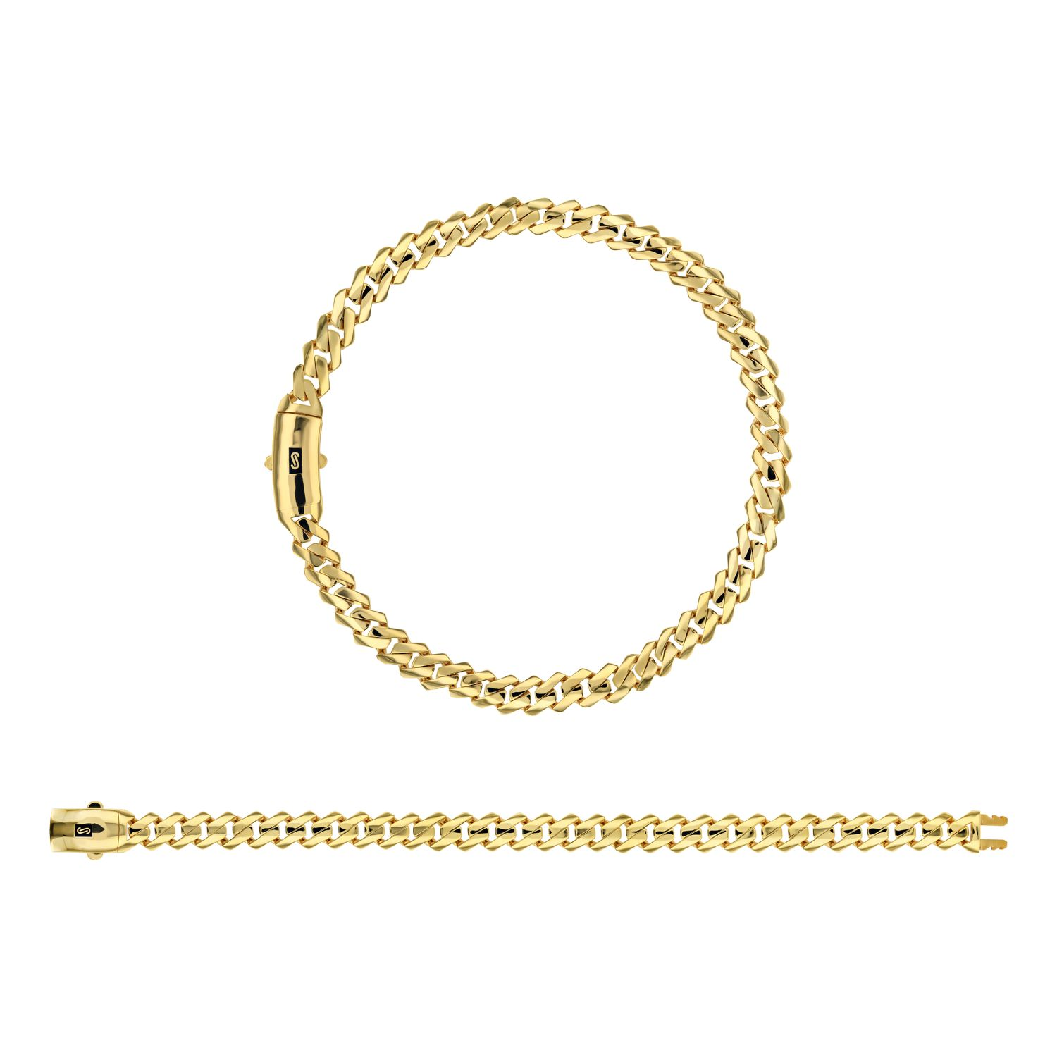 21K Classic Monaco Chain Gold Set