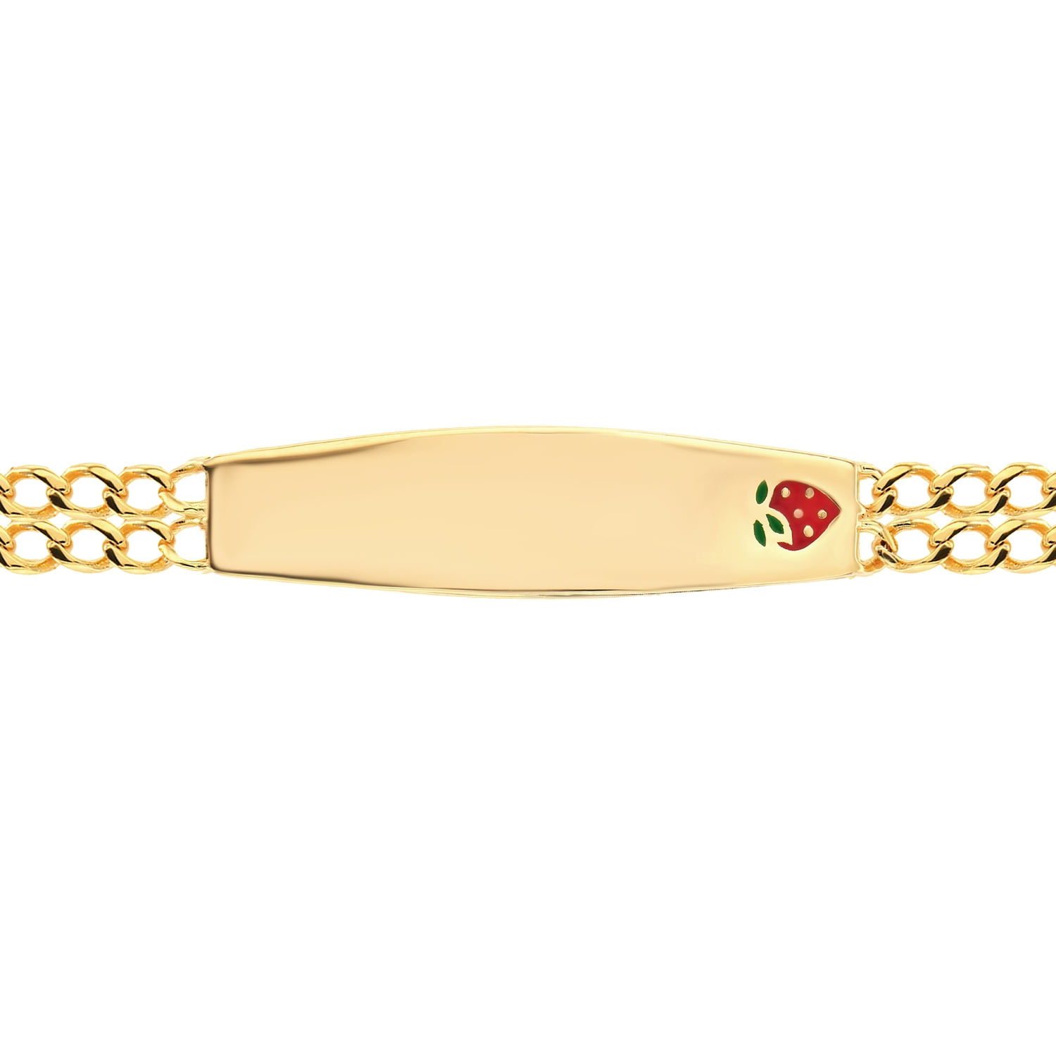 21K Gold Strawberry Kids Bracelet