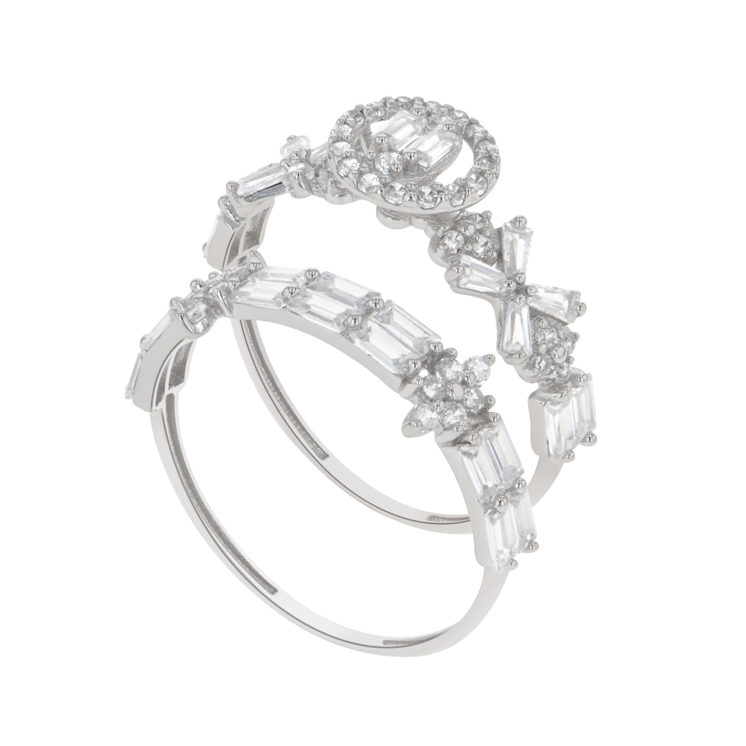 18K Twins Gold Ring
