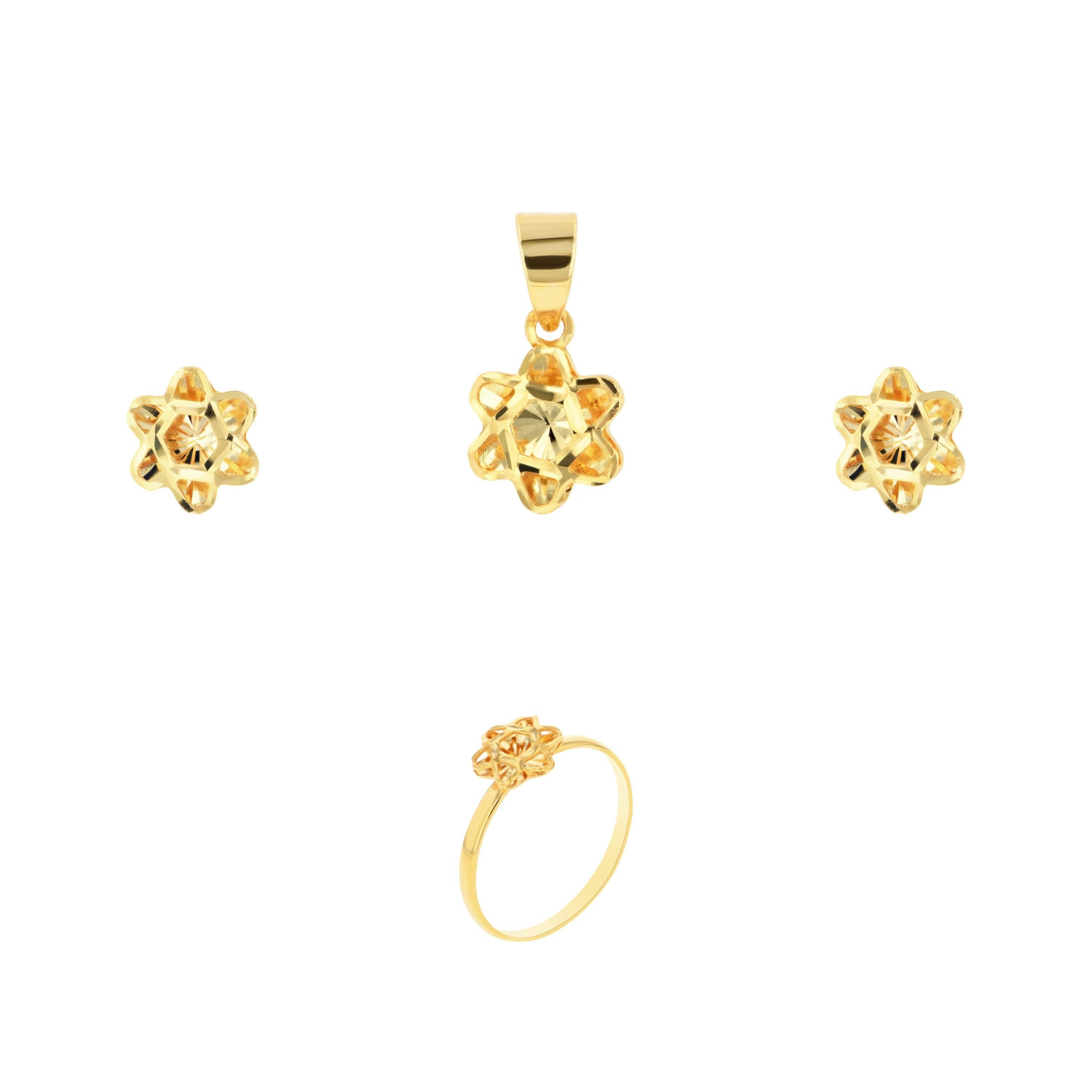 21K Kids' Gold Pendant Set