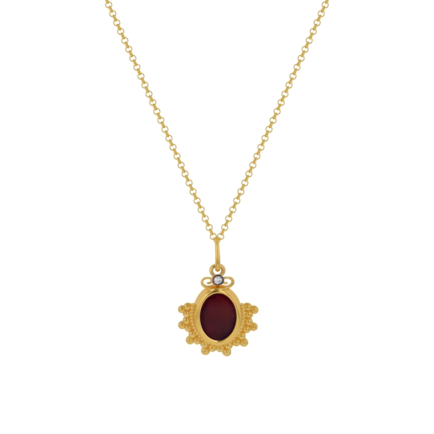 21K Gold Pendant