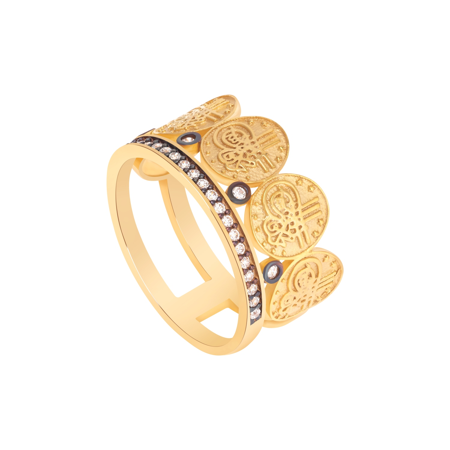 21K Traditional Gold Ring