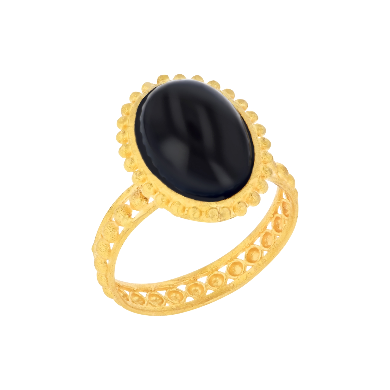 21K Traditional Gold Ring