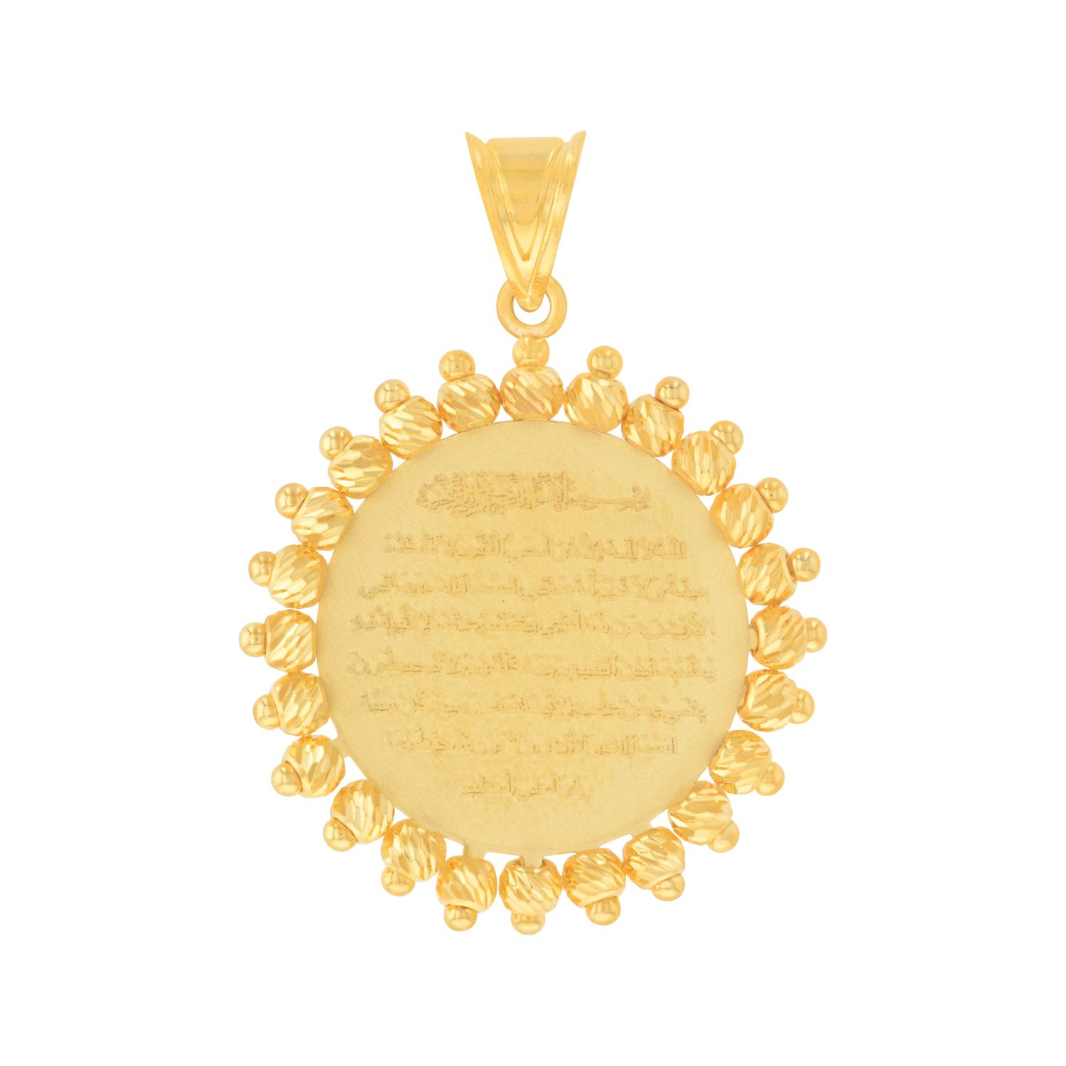 21K Traditional Gold Pendant