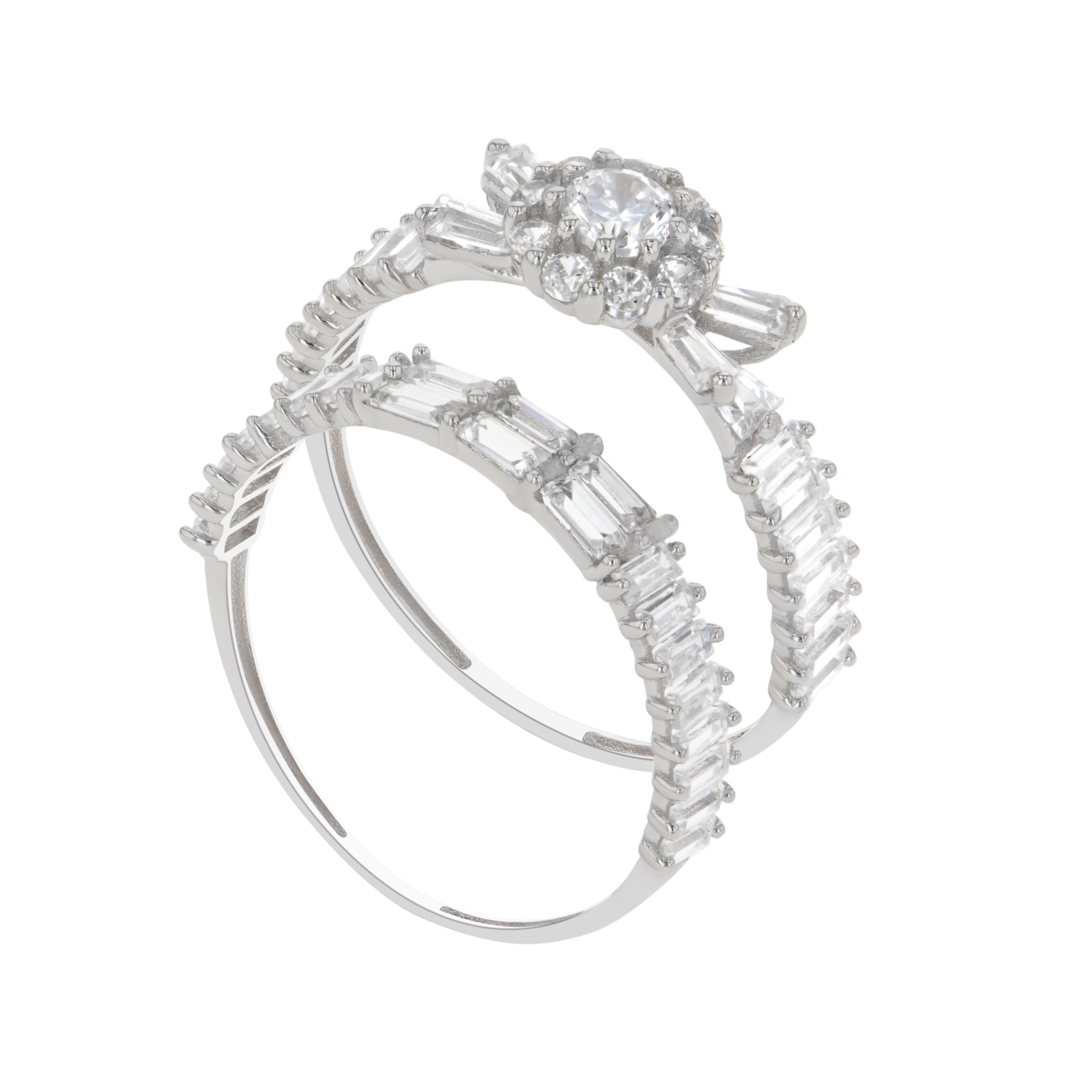 18K Twins Gold Ring