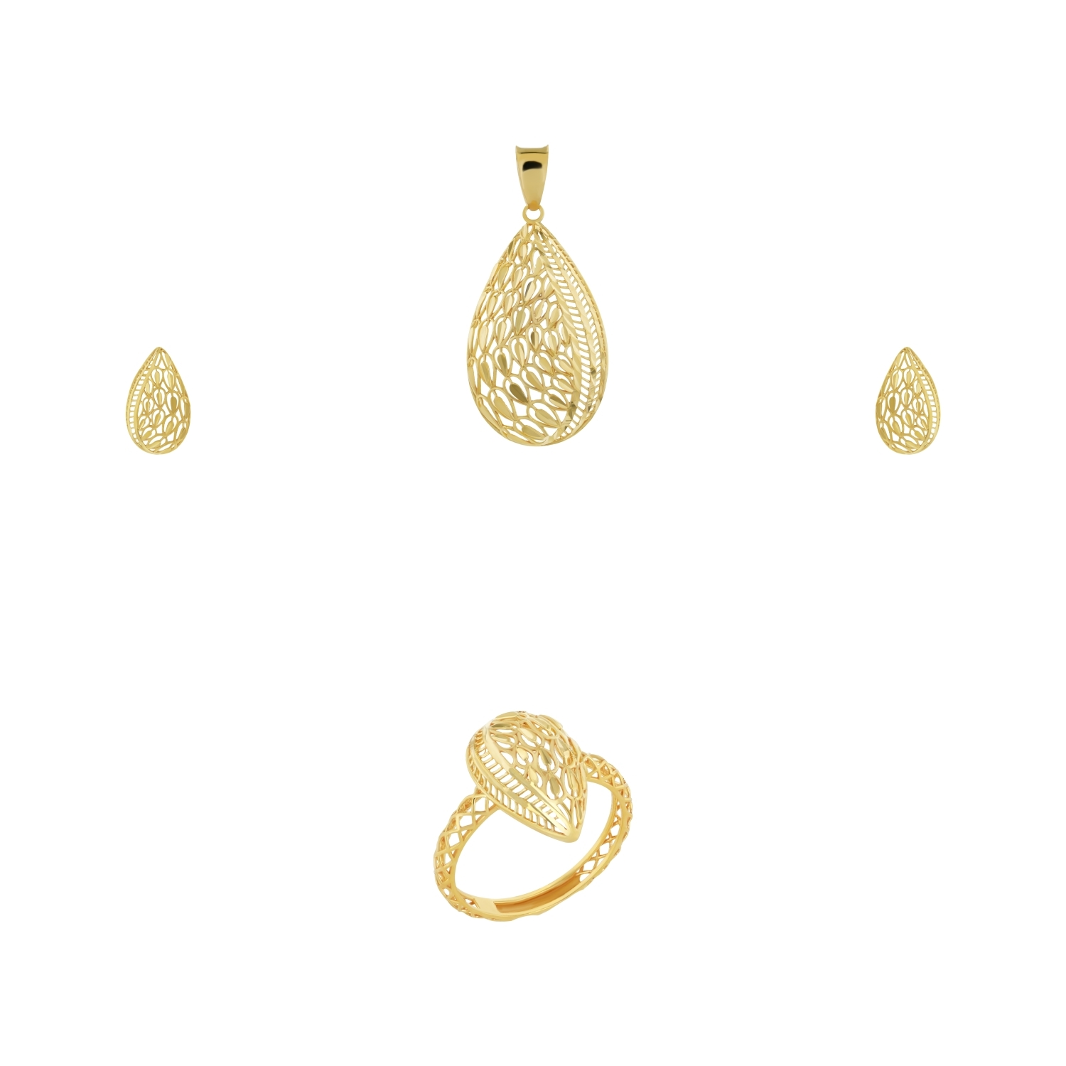 21K Kids' Gold Pendant Set