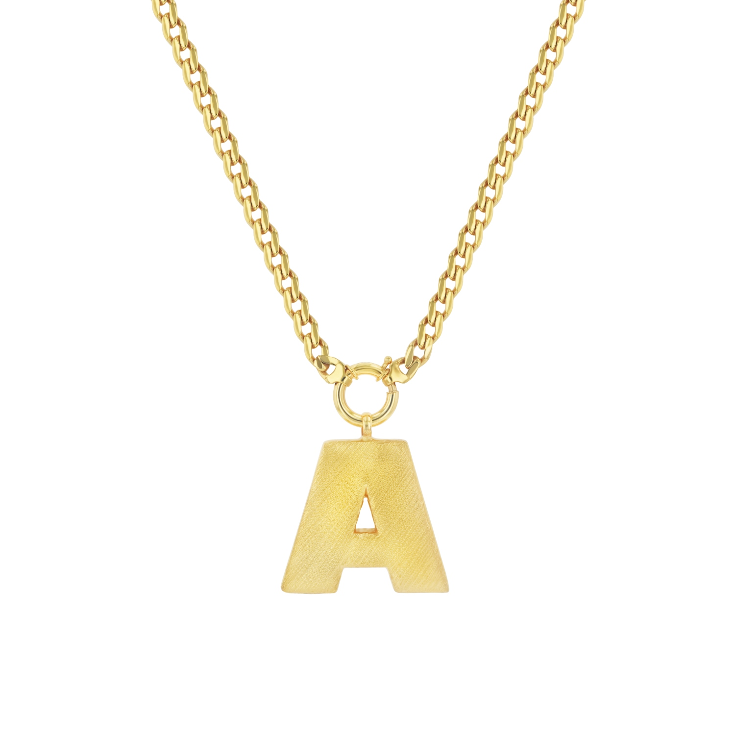 21K Gold Letter Necklace