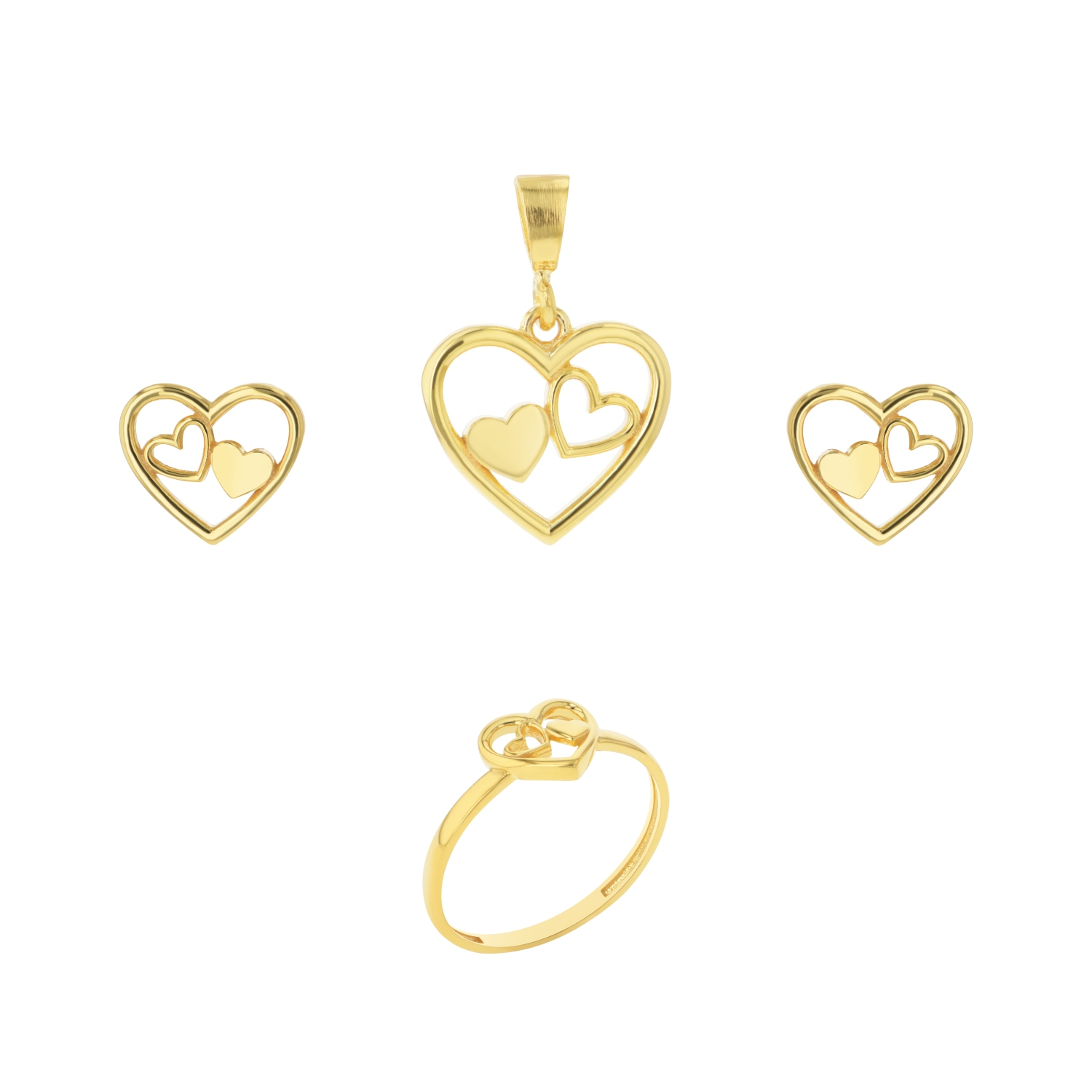 21K Kids' Gold Pendant Set