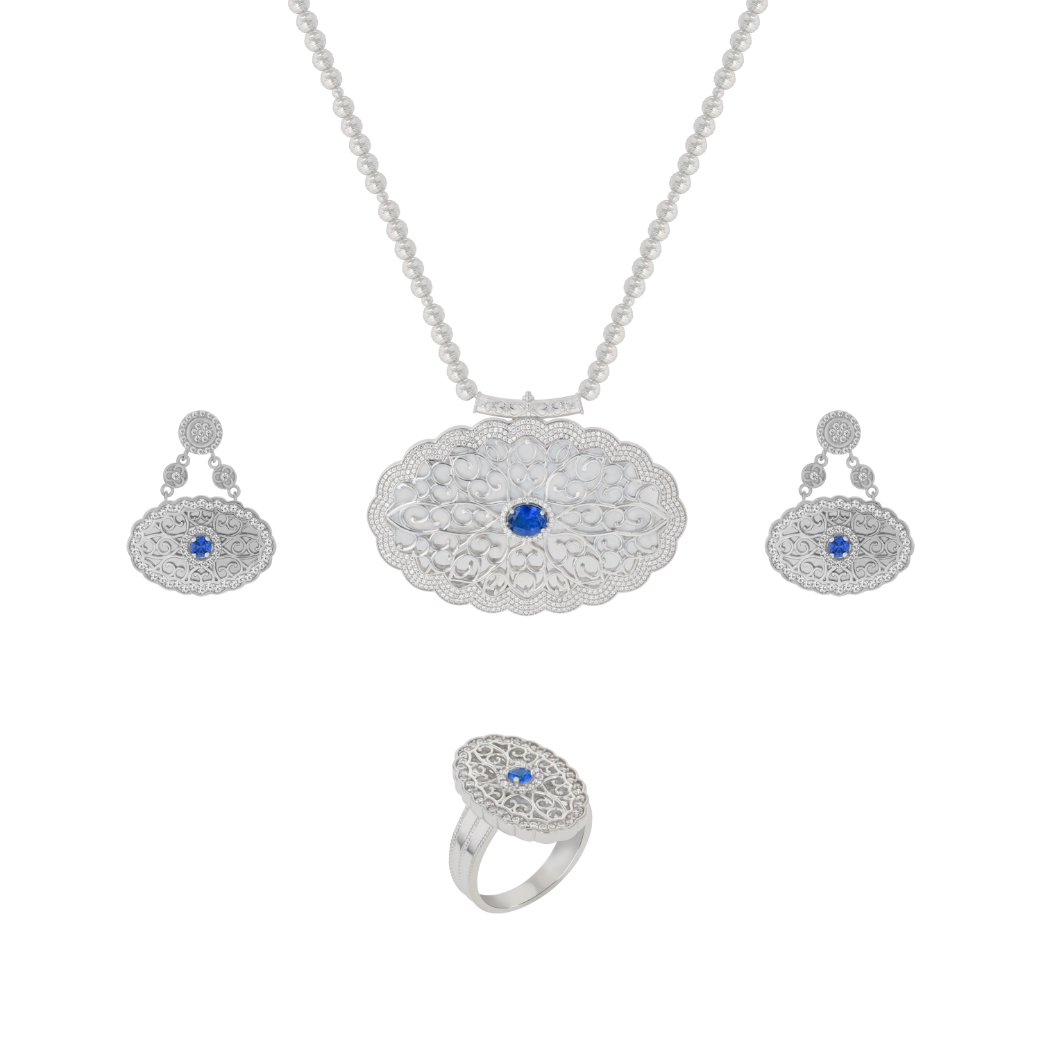 21K Traditional Gold Set