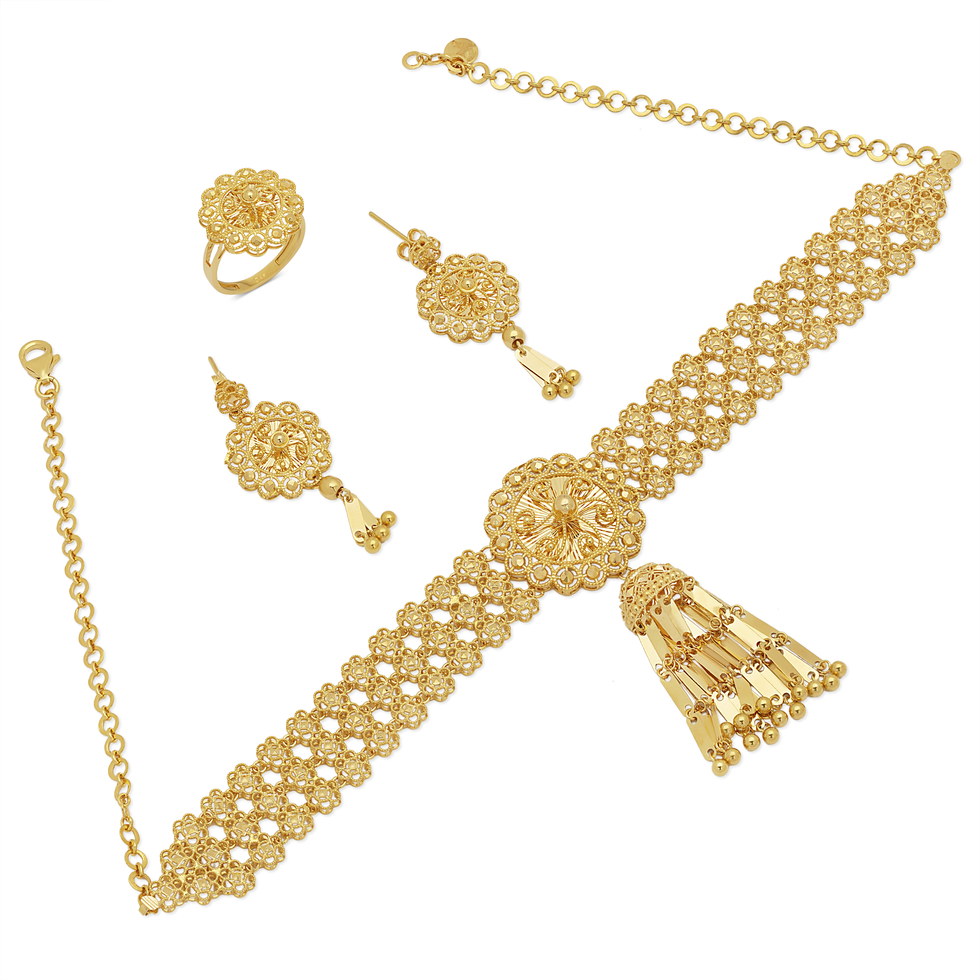 21K Yasmeen Gold Set
