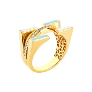 Lowe Box 21K Gold Ring