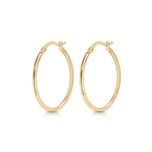 21K  Arc Gold Earrings