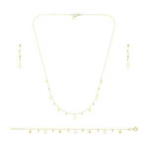 18K Geometric Allure Gold Set