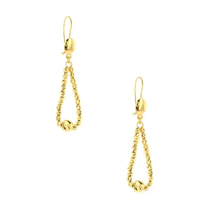 21K Helix Marina Gold Earrings