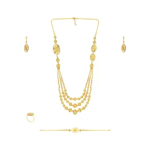 Zahra Starlight 21K Layered Gold Set