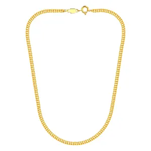 21K Radiant Classic Gold Chain Necklace