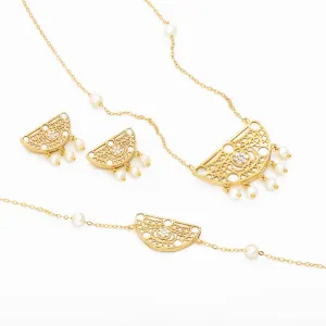 Sadaf Treasure 18K Traditional Gold Set