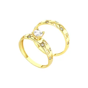 Vineyard 18K Twins Gold Ring