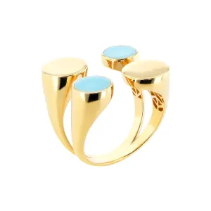 Lowe Drop 21K Gold Ring