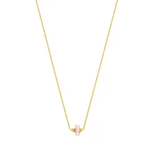 18K Elegance Minimalist Gold Necklace