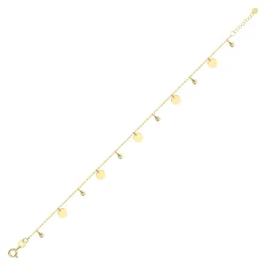 18K Serenade Charm Gold Bracelet