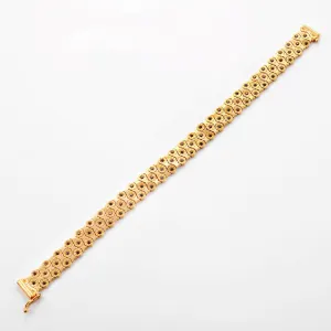 21K Gold Double blue Star Bracelet