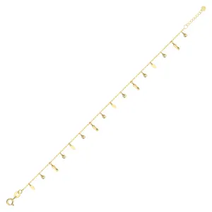 18K  Rhythm Array Gold Bracelet