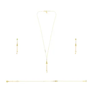 18K Raindrop Gold Set