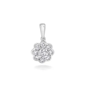 0.35CT Winter Bloom Diamond Pendant