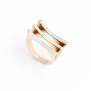 Horizon Architectural 18K Gold Ring