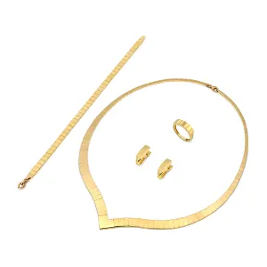 18K ٍViber Sinuous Gold Set