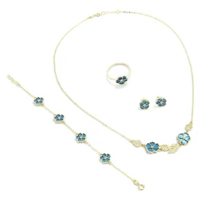 18K Golden Lagoon Gold Set