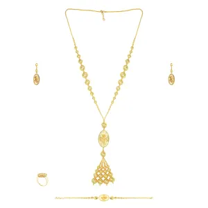 Zahra Rope 21K Gold Set