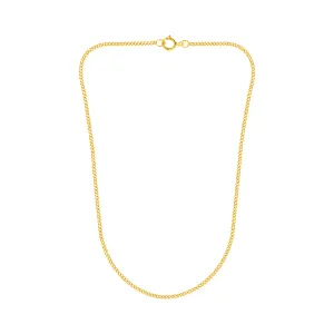 21K Figaro Gold Chain