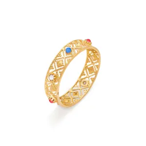 21K Classic Charm Gold Ring