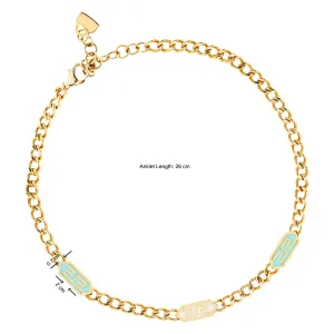 Lowe Labyrinth 21K Gold Anklet