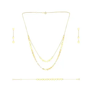 18K Asymmetry Multi-layered Gold Set