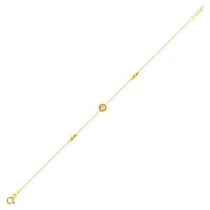 21K Celestial Sparkle Luxe Gold Bracelet