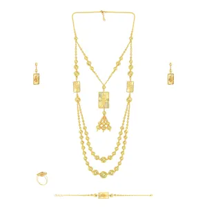 Zahra Empress 21K Layered  Gold Set