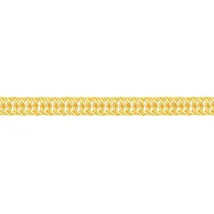 21K Intricate Link Gold Bracelet